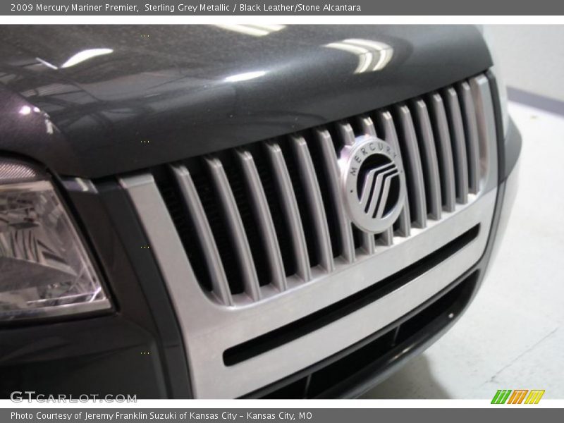 Sterling Grey Metallic / Black Leather/Stone Alcantara 2009 Mercury Mariner Premier
