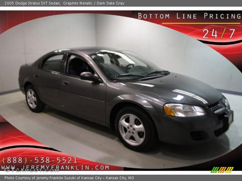 Graphite Metallic / Dark Slate Gray 2005 Dodge Stratus SXT Sedan