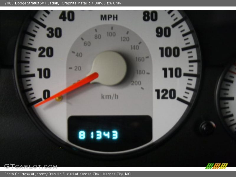 Graphite Metallic / Dark Slate Gray 2005 Dodge Stratus SXT Sedan