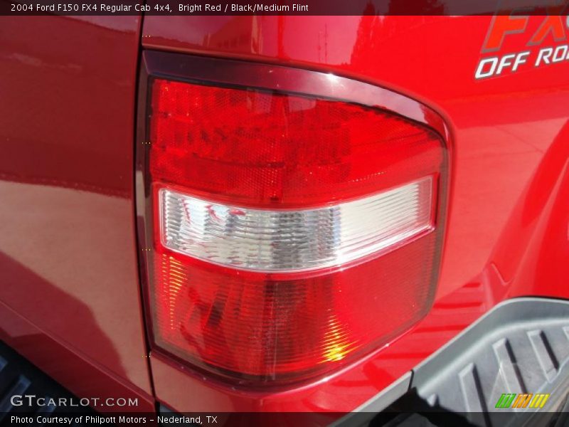 Bright Red / Black/Medium Flint 2004 Ford F150 FX4 Regular Cab 4x4