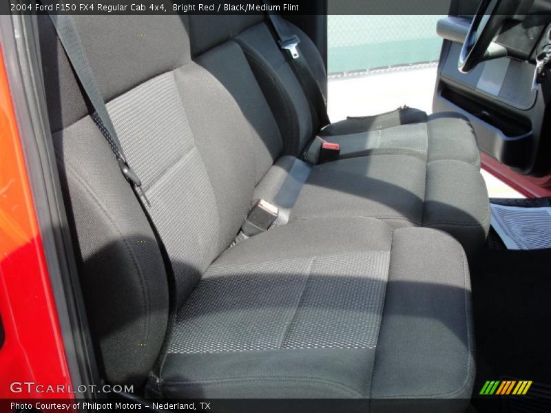 Bright Red / Black/Medium Flint 2004 Ford F150 FX4 Regular Cab 4x4