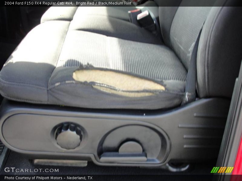Bright Red / Black/Medium Flint 2004 Ford F150 FX4 Regular Cab 4x4