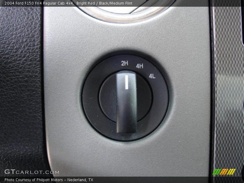 Bright Red / Black/Medium Flint 2004 Ford F150 FX4 Regular Cab 4x4
