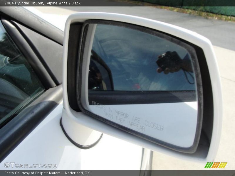 Alpine White / Black 2004 Hyundai Tiburon