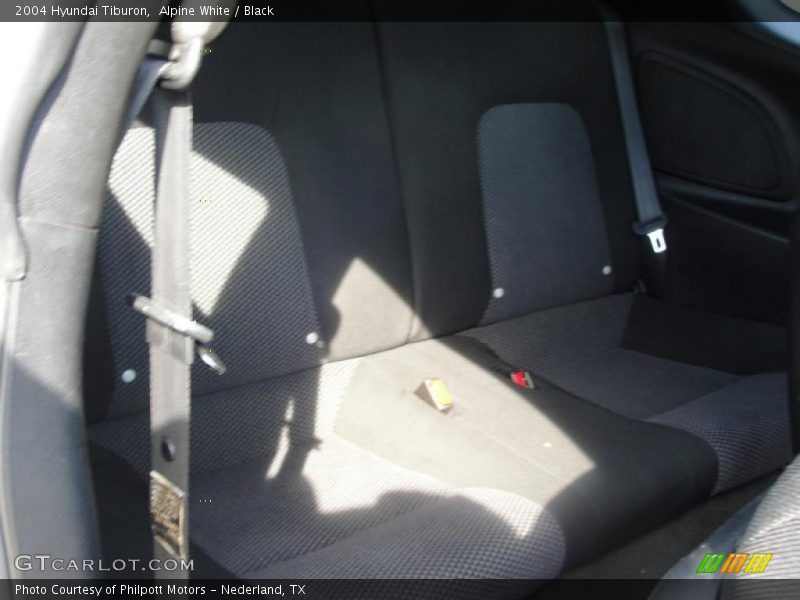 Alpine White / Black 2004 Hyundai Tiburon