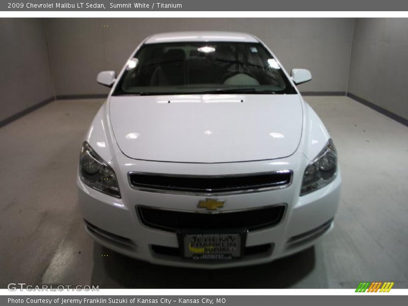 Summit White / Titanium 2009 Chevrolet Malibu LT Sedan