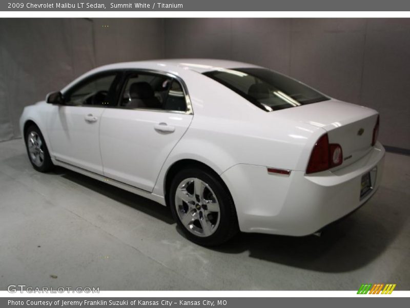 Summit White / Titanium 2009 Chevrolet Malibu LT Sedan