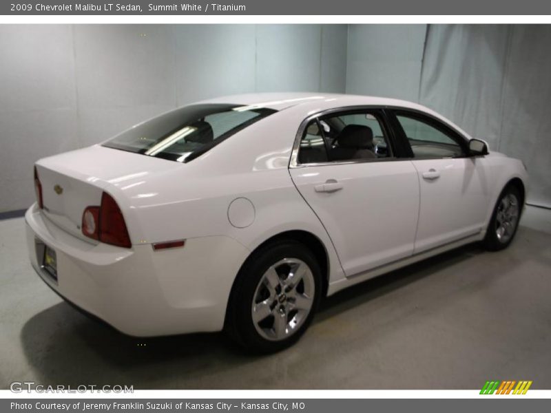 Summit White / Titanium 2009 Chevrolet Malibu LT Sedan