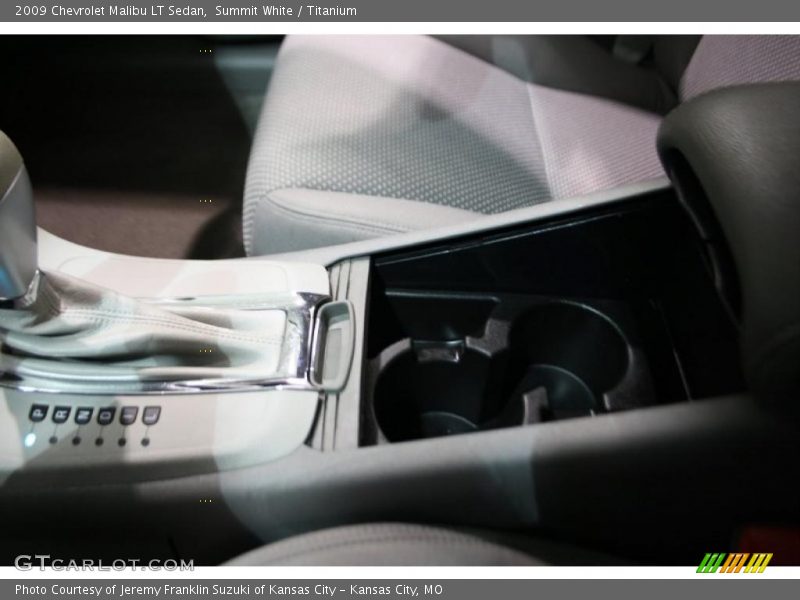 Summit White / Titanium 2009 Chevrolet Malibu LT Sedan