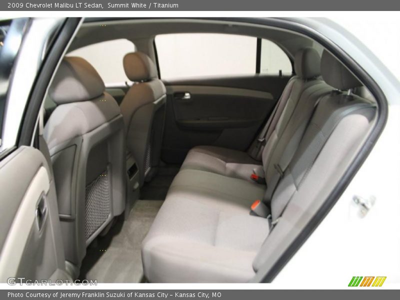 Summit White / Titanium 2009 Chevrolet Malibu LT Sedan