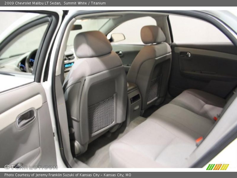 Summit White / Titanium 2009 Chevrolet Malibu LT Sedan