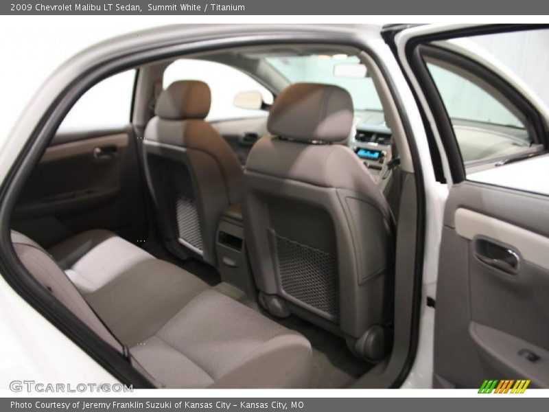Summit White / Titanium 2009 Chevrolet Malibu LT Sedan