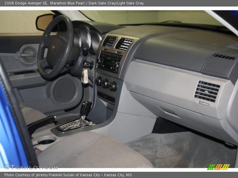 Marathon Blue Pearl / Dark Slate Gray/Light Slate Gray 2008 Dodge Avenger SE