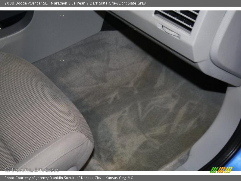 Marathon Blue Pearl / Dark Slate Gray/Light Slate Gray 2008 Dodge Avenger SE