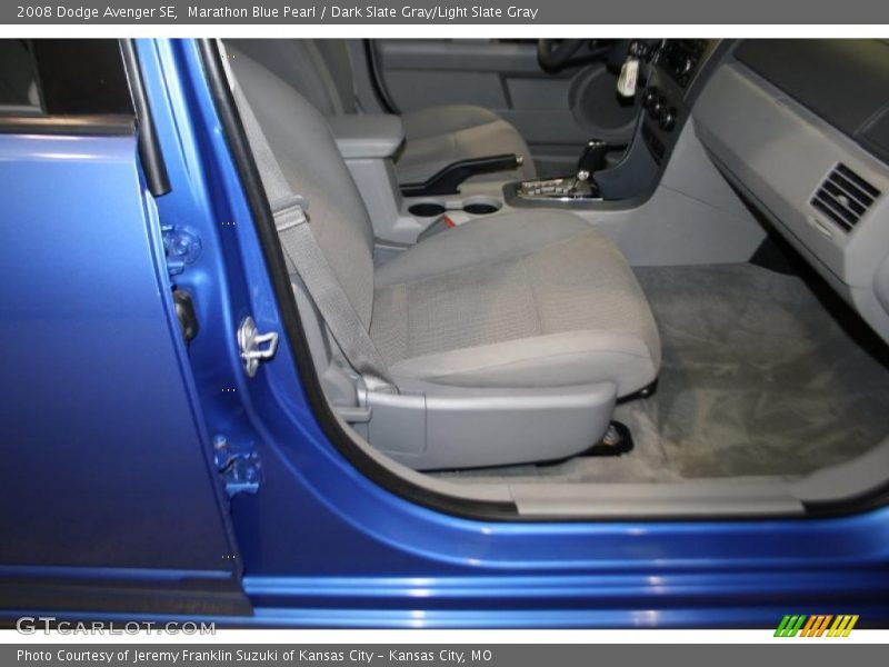 Marathon Blue Pearl / Dark Slate Gray/Light Slate Gray 2008 Dodge Avenger SE