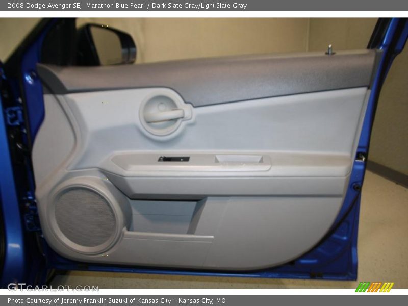 Marathon Blue Pearl / Dark Slate Gray/Light Slate Gray 2008 Dodge Avenger SE