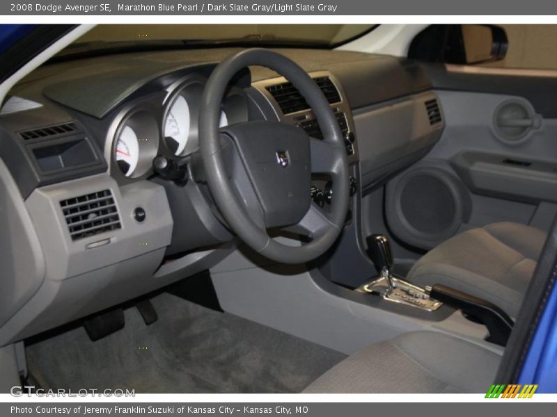 Marathon Blue Pearl / Dark Slate Gray/Light Slate Gray 2008 Dodge Avenger SE