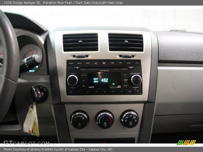 Marathon Blue Pearl / Dark Slate Gray/Light Slate Gray 2008 Dodge Avenger SE