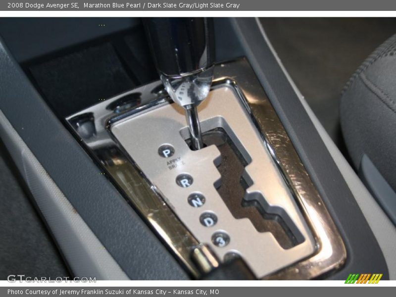 Marathon Blue Pearl / Dark Slate Gray/Light Slate Gray 2008 Dodge Avenger SE