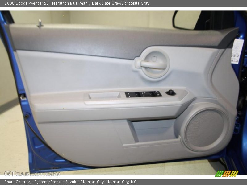 Marathon Blue Pearl / Dark Slate Gray/Light Slate Gray 2008 Dodge Avenger SE