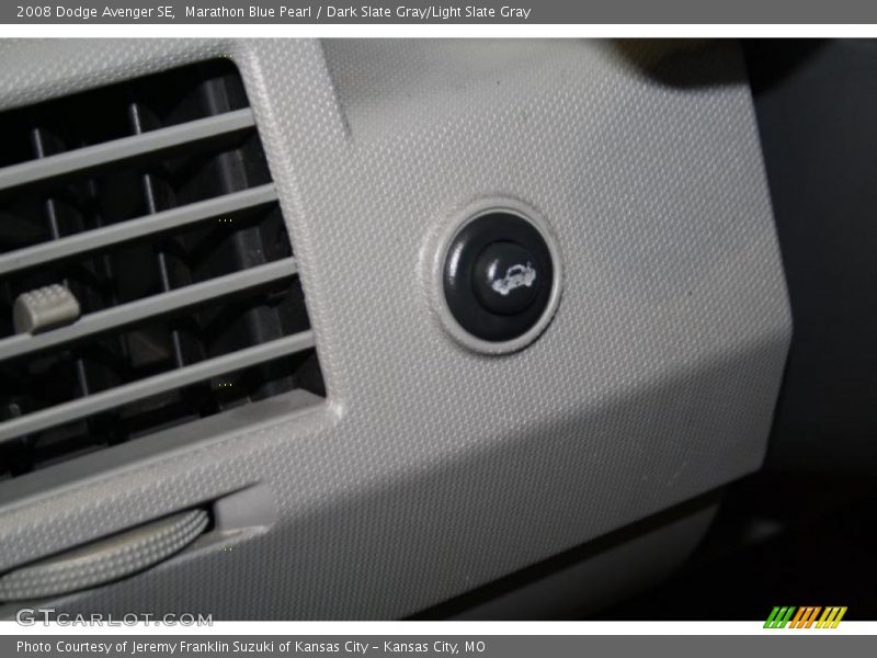 Marathon Blue Pearl / Dark Slate Gray/Light Slate Gray 2008 Dodge Avenger SE