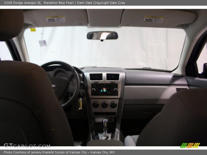 Marathon Blue Pearl / Dark Slate Gray/Light Slate Gray 2008 Dodge Avenger SE