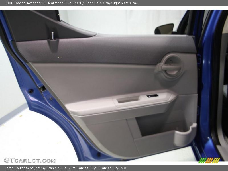 Marathon Blue Pearl / Dark Slate Gray/Light Slate Gray 2008 Dodge Avenger SE