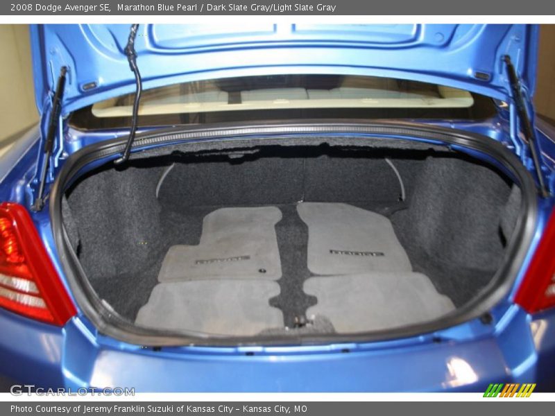 Marathon Blue Pearl / Dark Slate Gray/Light Slate Gray 2008 Dodge Avenger SE