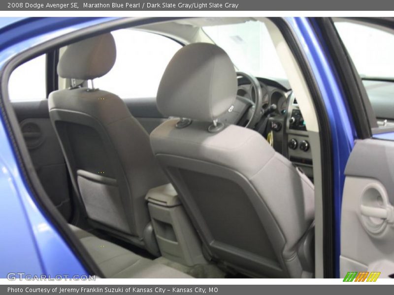 Marathon Blue Pearl / Dark Slate Gray/Light Slate Gray 2008 Dodge Avenger SE
