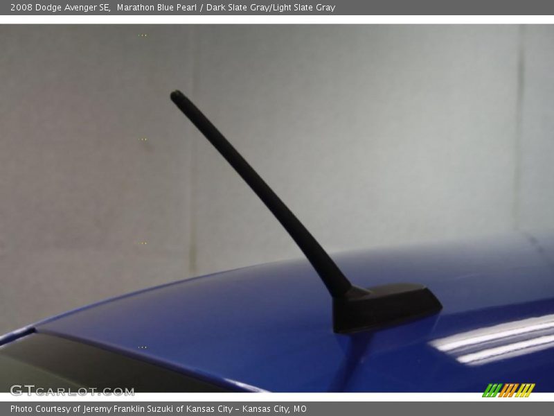 Marathon Blue Pearl / Dark Slate Gray/Light Slate Gray 2008 Dodge Avenger SE