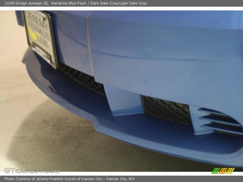 Marathon Blue Pearl / Dark Slate Gray/Light Slate Gray 2008 Dodge Avenger SE
