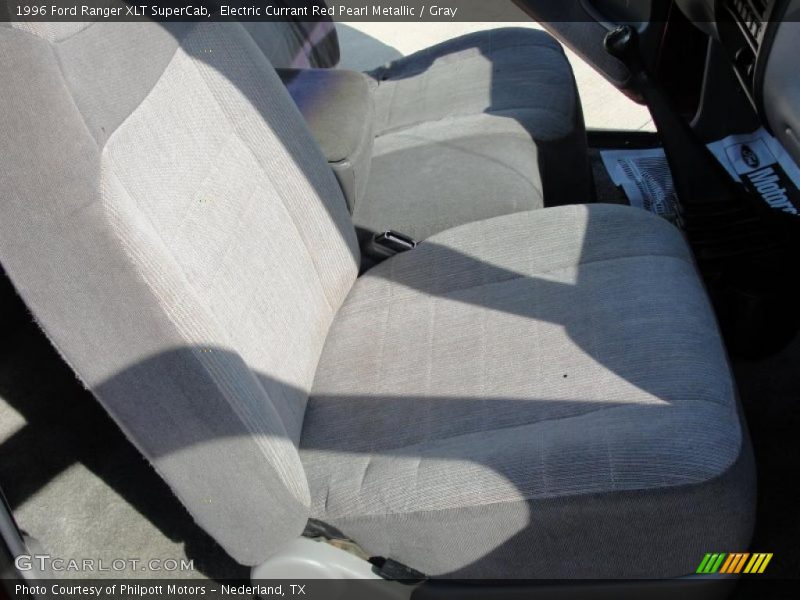 Electric Currant Red Pearl Metallic / Gray 1996 Ford Ranger XLT SuperCab