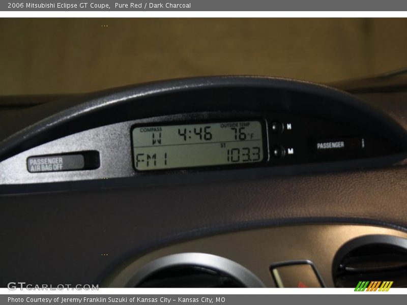 Pure Red / Dark Charcoal 2006 Mitsubishi Eclipse GT Coupe