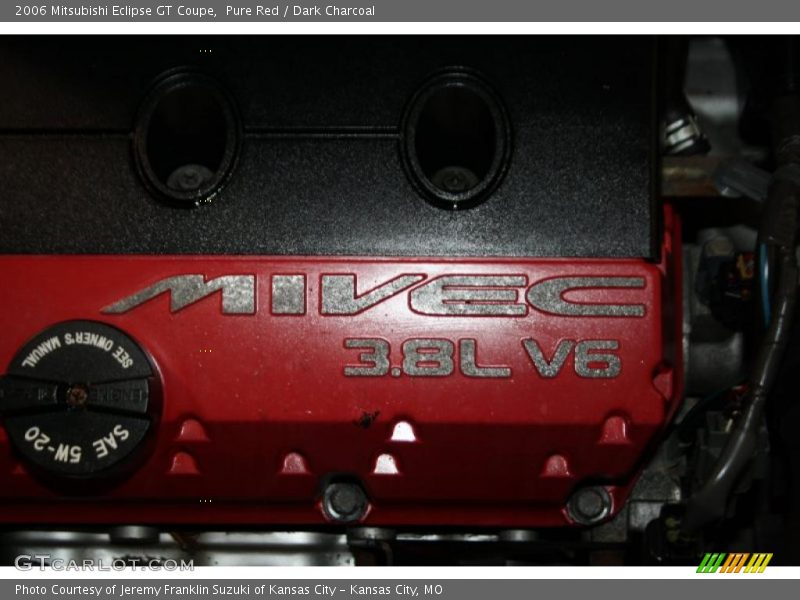 Pure Red / Dark Charcoal 2006 Mitsubishi Eclipse GT Coupe