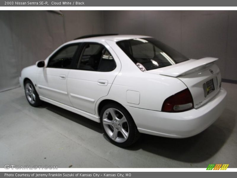 Cloud White / Black 2003 Nissan Sentra SE-R