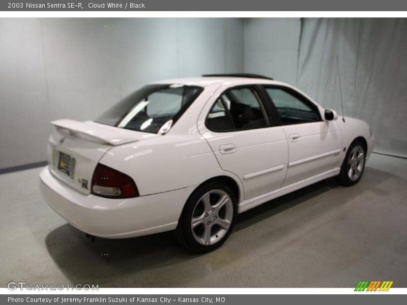 Cloud White / Black 2003 Nissan Sentra SE-R