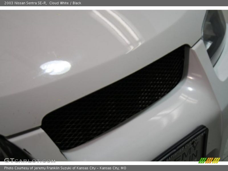 Cloud White / Black 2003 Nissan Sentra SE-R