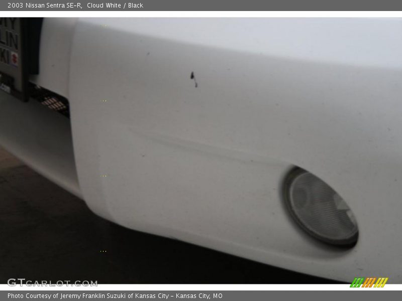 Cloud White / Black 2003 Nissan Sentra SE-R