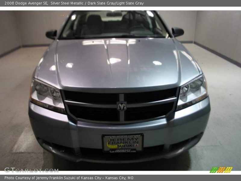 Silver Steel Metallic / Dark Slate Gray/Light Slate Gray 2008 Dodge Avenger SE