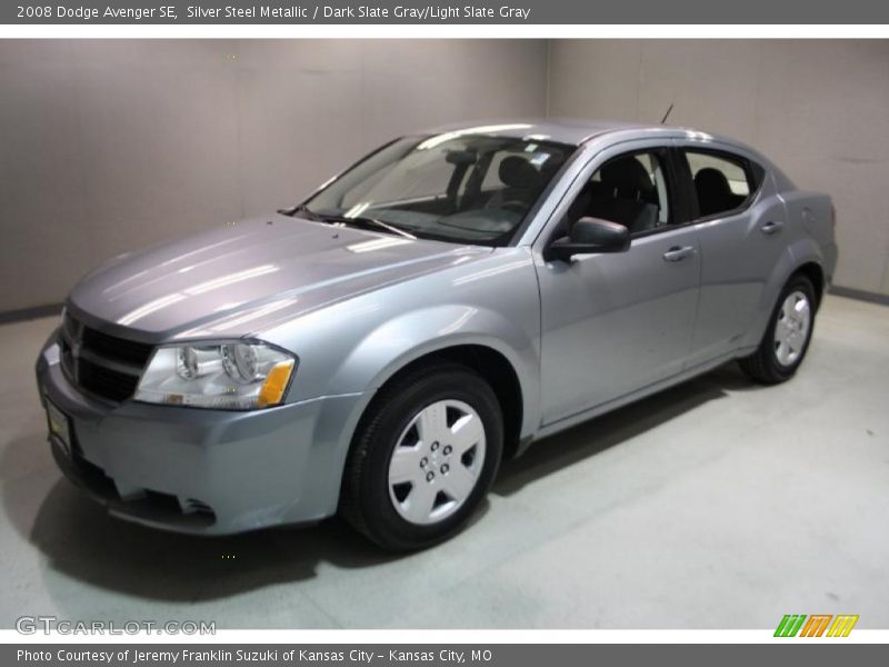 Silver Steel Metallic / Dark Slate Gray/Light Slate Gray 2008 Dodge Avenger SE