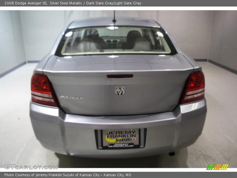 Silver Steel Metallic / Dark Slate Gray/Light Slate Gray 2008 Dodge Avenger SE
