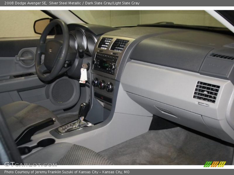 Silver Steel Metallic / Dark Slate Gray/Light Slate Gray 2008 Dodge Avenger SE