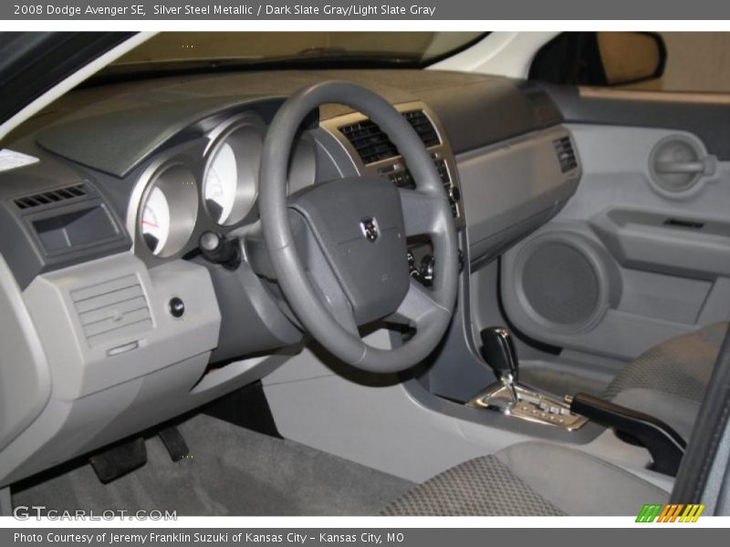Silver Steel Metallic / Dark Slate Gray/Light Slate Gray 2008 Dodge Avenger SE