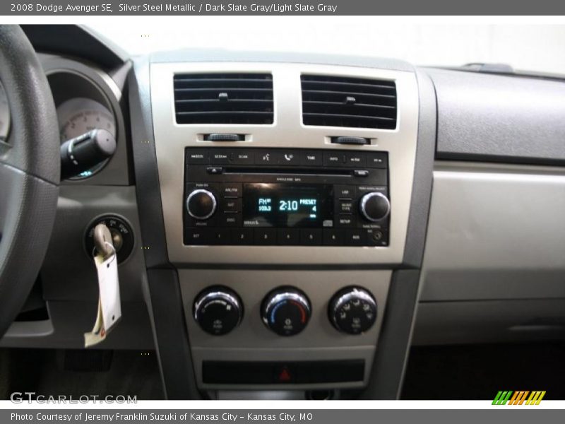 Silver Steel Metallic / Dark Slate Gray/Light Slate Gray 2008 Dodge Avenger SE