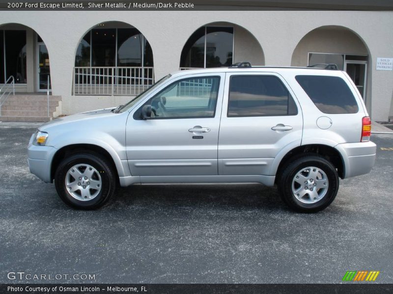 Silver Metallic / Medium/Dark Pebble 2007 Ford Escape Limited
