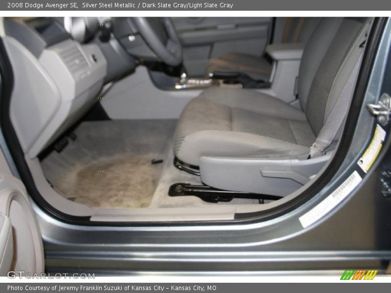 Silver Steel Metallic / Dark Slate Gray/Light Slate Gray 2008 Dodge Avenger SE