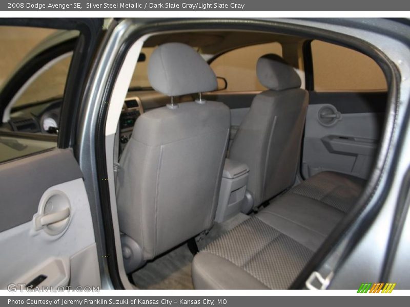 Silver Steel Metallic / Dark Slate Gray/Light Slate Gray 2008 Dodge Avenger SE