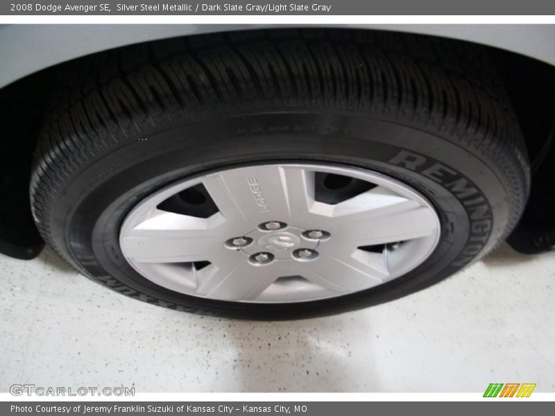 Silver Steel Metallic / Dark Slate Gray/Light Slate Gray 2008 Dodge Avenger SE