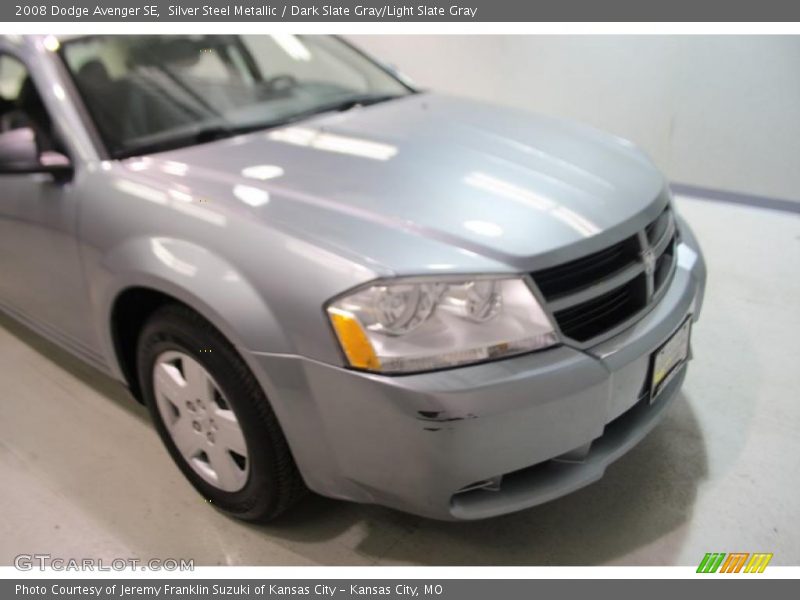 Silver Steel Metallic / Dark Slate Gray/Light Slate Gray 2008 Dodge Avenger SE