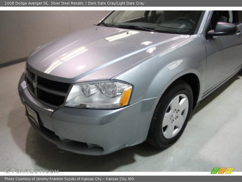 Silver Steel Metallic / Dark Slate Gray/Light Slate Gray 2008 Dodge Avenger SE